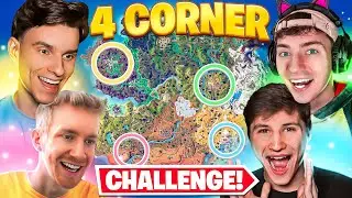 Die 4 Ecken Challenge in Fortnite Season 4! ⚔️