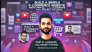 Build a Simple E-Commerce Website with PHP & Laravel: Full Project Tutorial | Part -1