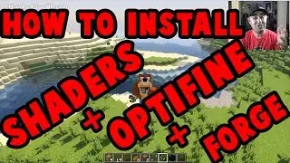 How to Install Shaders + OptiFine + Forge : Minecraft Tutorial 1.12