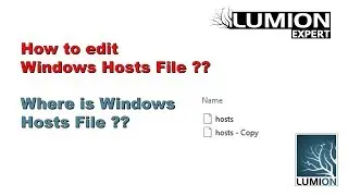 How to edit windows hosts file, where is windows hosts file