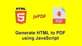 How to convert HTML to PDF using JavaScript