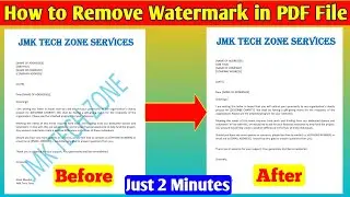 How to Remove Watermark in PDF File - Simple and Easy Tutorial