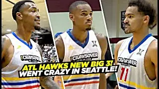 Trae Young, Dejounte Murray & John Collins SHUT DOWN SEATTLE at The Crawsover!! ATLANTA NEW BIG 3!