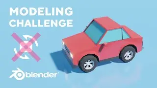 Modeling From One Camera Angle in Blender (Challenge)