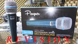 Microfonos economicos - Parquer sn57b (clon de shure beta 57)