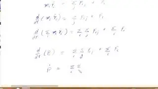 momentum centre of mass motion