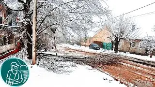 🧊 Оледенение ломает всё ☔ Наводнение в 100-летнем погребе 🌨 Треш ледяного апокалипсиса в южной степи