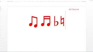 ♫ Fastest Insert MUSICAL SYMBOLS in WORD - AzchanneL