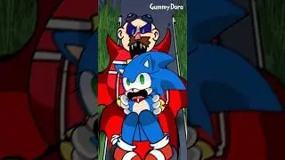 How Sonic & Eggman Turn into Vampires #animation #sonic #shorts