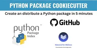 Create a Python package with a cookiecutter template