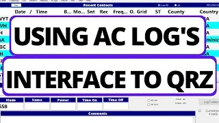 USING AC LOG'S INTERFACE TO QRZ / N3FJP TO QRZ INTERFACE