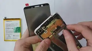 Замена экрана Oppo F5 (cph1723). AliExpress экран.