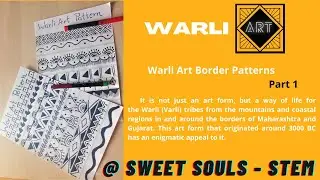 Warli Art Painting For Beginners | How to do Warli/ Tribe Art | Warli Art Patterns | Indian Folk Art