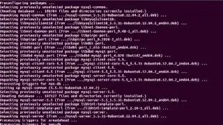 1 Mysql Video Tutorial Installation ubuntu