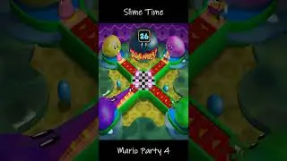 Mario Party 4 Slime Time - Mario vs Yoshi vs Peach vs Wario (Master Difficulty)