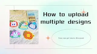How to upload multiple designs for same size and technology.You can get more discount |vograce
