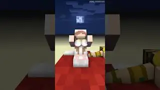 Help Herobrine not to Transform a spider  #herobrine #bones #minecraft #shorts