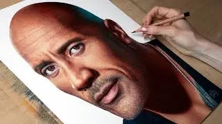 Drawing The Rock (Dwayne Johnson)