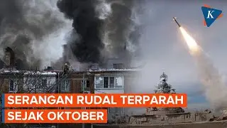 Rusia Hujani Ukraina dengan Rudal hingga Puluhan Misil