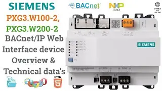 #SIEMENS PXG3.W100-2 BACnet/IP Web Interface device / #ABTSite / #Desigo / #PXM