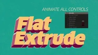 Flat Extrude Preset - Project for After Effects (Videohive)