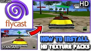 How to Install HD Custom Texture Packs in Flycast Dreamcast #segadreamcast #flycast #emulator