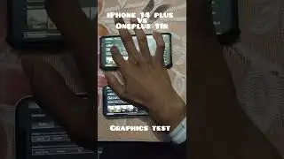 IPHONE 14 PLUS VS ONEPLUS 11R BGMI & PUBG GRAPHICS TEST 🤯#shorts