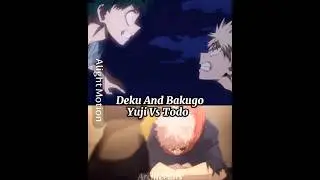 Deku And Bakugo Vs Yuji And Todo #jjk #mha