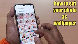 how to set your photo as wallpaper on android