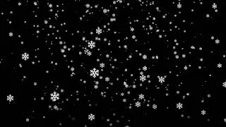 Snow particles lopp animation