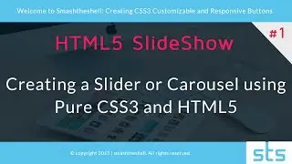 Creating Structure of Pure CSS3 and HTML5 Slider | Part - 1 of 2