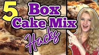 5 Brilliant BOXED CAKE MIX RECIPES that will SHOCK You! | Easy BOX CAKE MIX HACKS -Ep. #7