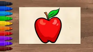 How to Draw an Apple Easy