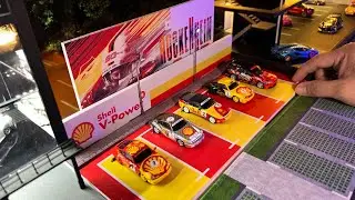 Shell Car Parking Lot 1/64 Diorama | Hotwheels Diorama