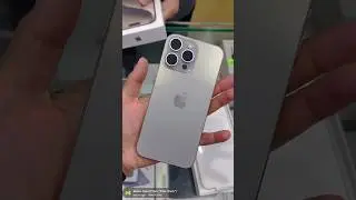 iPhone 15 pro max titanium grey