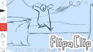 Flipaclip tutorial | Animate bear jump in flipaclip