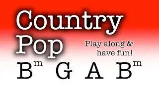 Country Pop, backing track in B minor, 122bpm. Play along, practice, improvise, have fun!