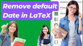 How to Remove date in Overleaf | Remove default Date in LaTeX