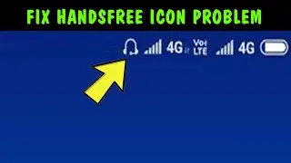 Headphone Icon Stuck In Notification Bar Problem Solved | Redmi | How to Remove Headphone Symbol