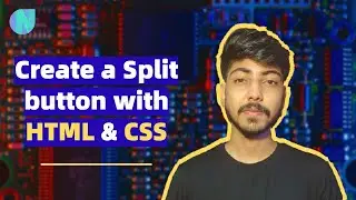 How To Create A Split Button With HTML And CSS | Web Development Series | Newton School