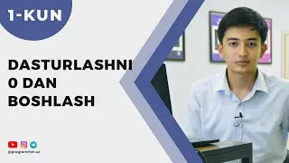 🔴 Dasturlashni 0 dan o'rganish - PHP Dasturlash tili - 1/21 KUN