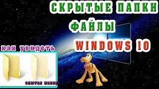 Как увидеть скрытые папки и файлы в Windows 10