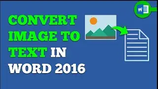 Convert Image To Text Using Microsoft Word 2016 Free (Offline) | Convert Screenshot To Text