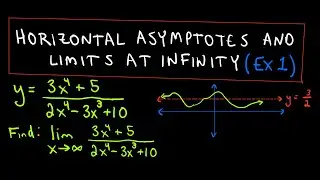 Horizontal Asymptotes, Limits at Infinity - Another Example #1