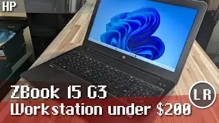 HP ZBook 15 G3: Workstation under $200