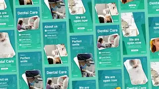 Motion Graphic Animation | After Effects Templates | Dental Health Instagram Story Pack