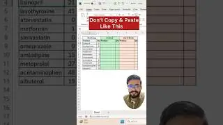 Don't Copy & Paste in Excel‼️Instead Use Amazing Trick 