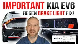 IMPORTANT Kia EV6 Safety Update Fixes Brake Lights! Service Campaign Info and Test