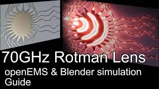 Rotman Lens openEMS and Blender Simulation Guide