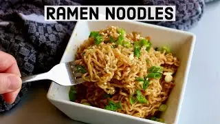 How to Make GARLIC RAMEN NOODLES Using Maruchan Ramen | Easy Recipe